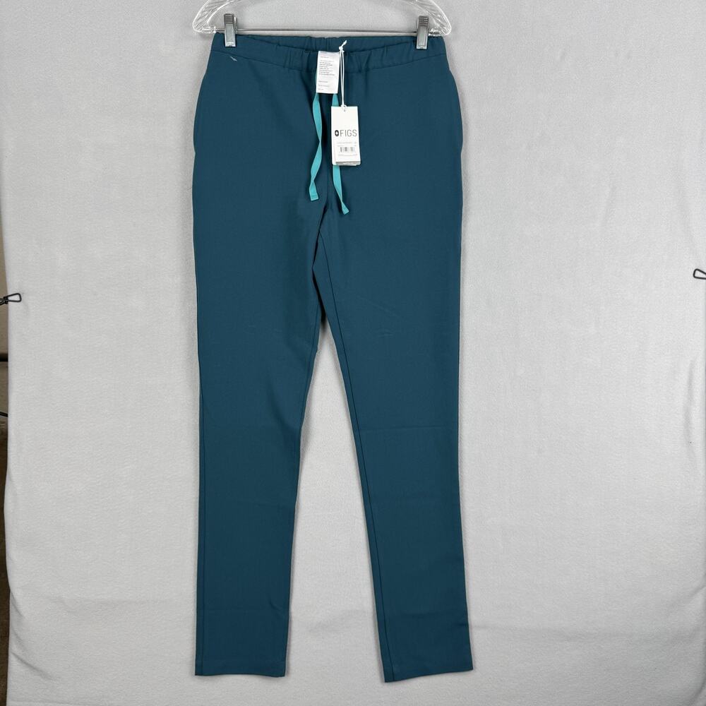 FIGS Pants Mens XS Blue Pisco Slim Technical Scrub Pants Drawstring Waist NWT